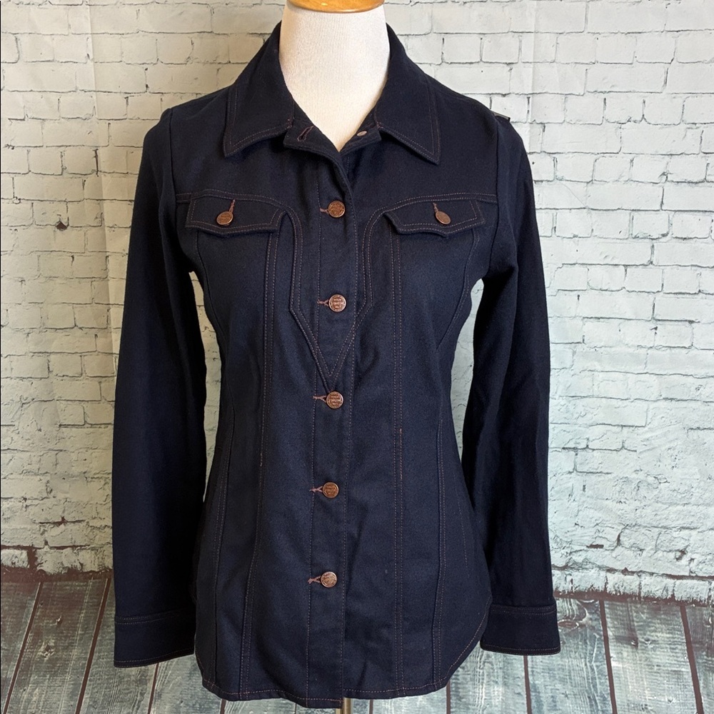 Pendleton Virgin Wool Rockabilly Western Jacket S… - image 1